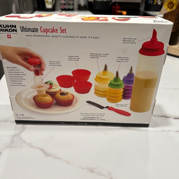 KUHN RIKON Switzerland Ultimate Cupcake Set/Brand New In Box - Picture 1 of 6